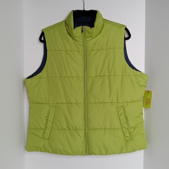 MADE FOR‎ LIFE VEST GALVESTON GREEN & NAVY SIZE XL NWT - Picture 3 of 11